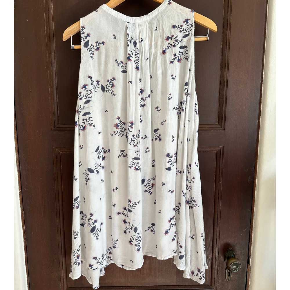 Free People White and Purple Midi Dress - Picture 5 of 5
